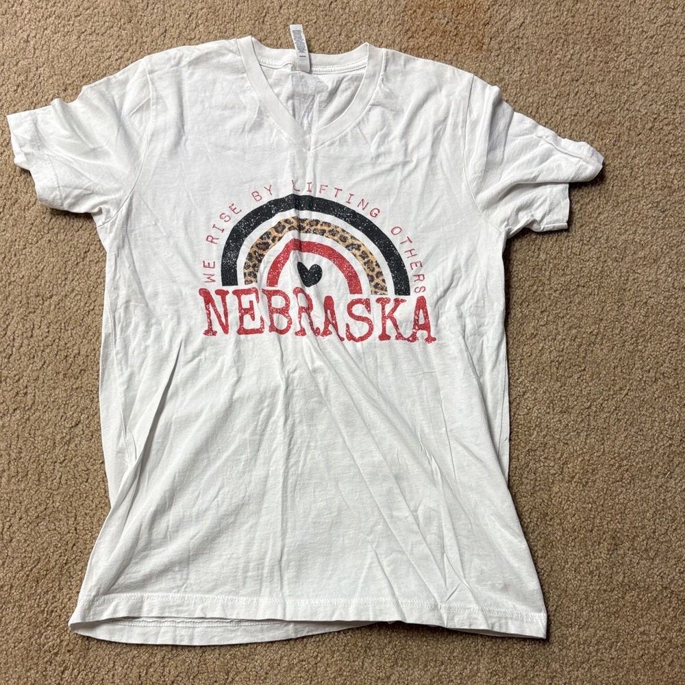 Bella Canvas White Graphic Short Sleeve Tee
